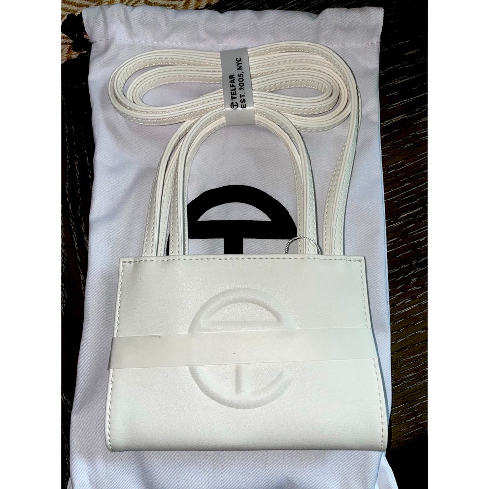 Brand new authentic Telfar white bag (small)